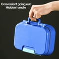 thumbnail image 5 of Stainless Steel Insulated Lunch Box with 3 Compartments for Office and School Meals, 5 of 6