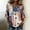 Beige, variant on Womens Short Sleeve Shirts for Women Patriotic Notch V Neck 3/4 Sleeve Star Flag Print Peplum Blouse 250th Anniversary Usa Summer Shirt Beige 3XL