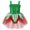 Green, variant on Zaldita Girls Miss Santa Ice Skating Dance Costume Sleeveless Gymnastics Leotard Tutu Dress Green 6