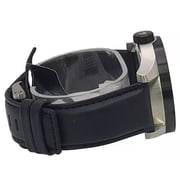 Nixon A9752051 Men's 'Safari' Quartz Stainless Steel and Black Leather Watch
