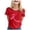 Red, variant on Womens tshirts printed short sleeve crew neck casual blouse trendy flowy clothing ladies basic tshirts comfortable daily wear tops