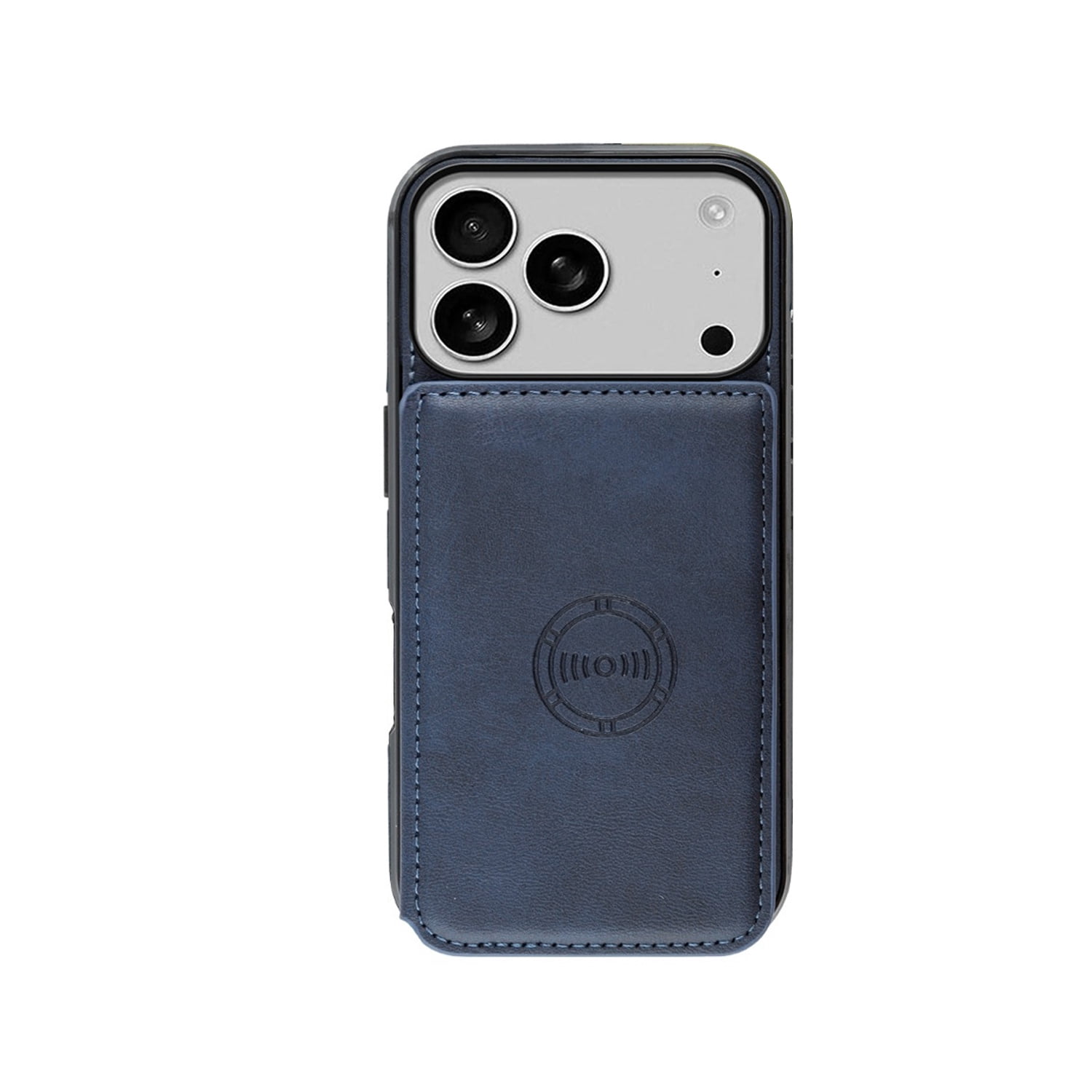 Leather Wallet Phone Case for iPhone 17 Pro Max - Blue