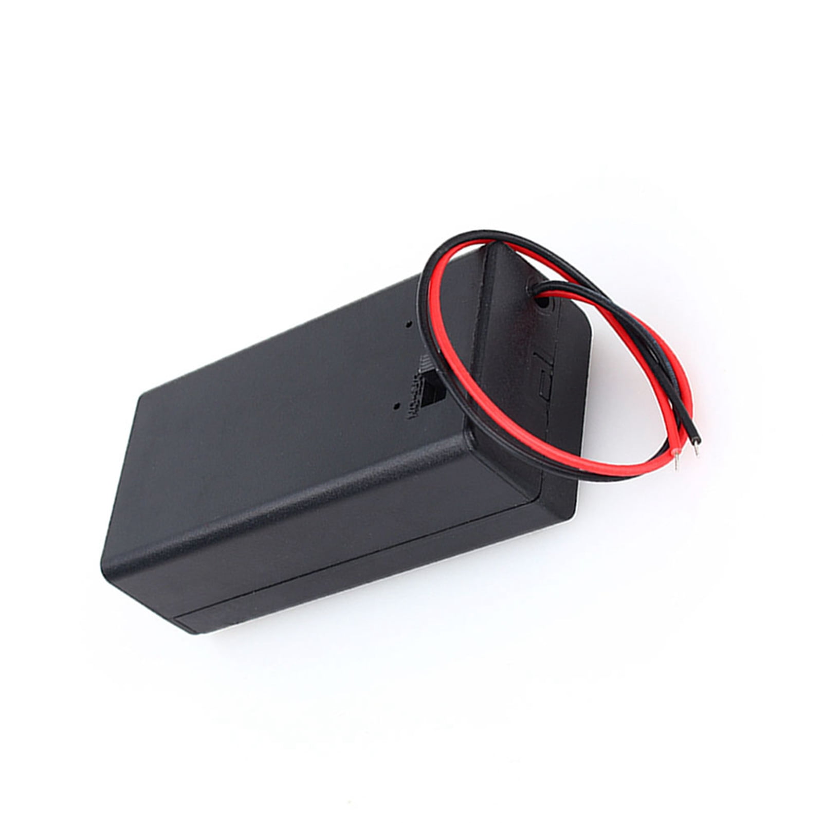 9V Battery Storage Box with Spring Clip Easy Battery Installation Replacement
