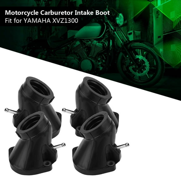 Junta de arranque del colector de admisión del carburador de la motocicleta 4 Uds para YAMAHA XVZ1300