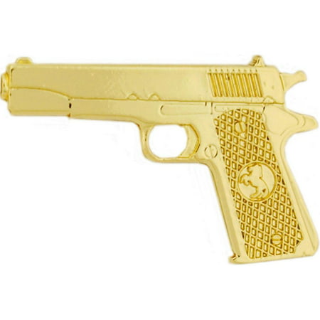 Colt .45 1911 Style Pistol Pin Gold Plated 1