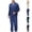 Navy, variant on uublik Men's Pajama Sets Comfy Sleepwear Long Sleeve Pjs Set Soft 2 Piece Lounge Set Cozy Nightwear with Pockets, Rose Gold
