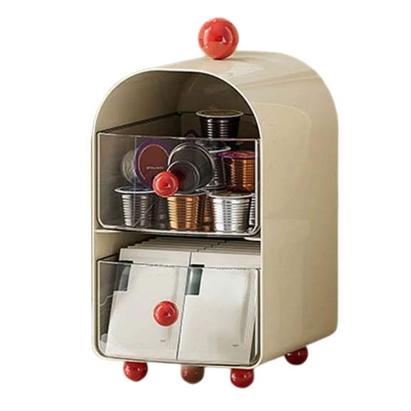 Space Efficient Coffee Pods and Teas Bag Drawer Organiser Multipurpose Kitchen Countertop Storage Solution