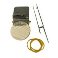 thumbnail image 1 of AMLESO Small Weaving Loom Convenient Darning Loom for Beginner Repair Holes Clothes 10 Hooks, 1 of 8