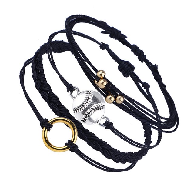 Jumpingount Cadena de cuerda de punto Exquisita Mano de obra fina de larga duración Accesorio para citas Muñequera Círculo Foto Unisex Ropa, zapatos y accesorios Miscelánea Tipo 1