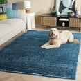 thumbnail image 3 of SAFAVIEH Penelope Willis Striped Shag Area Rug, Navy/Ivory, 9' x 12', 3 of 8