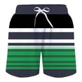 thumbnail image 3 of Gelikeya Teen Boys Swim Trunks Size 14-16 with Compression Liner Graphic Swimming Bottoms Elastic Waist 2 In 1 Swimwear Shorts for Pool Beach, Green, 3 of 3