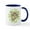 White/Navy Inside, variant on CafePress - Sugar Owl Mug - 11 oz Ceramic Mug - Novelty Coffee Tea Cup
