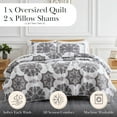 thumbnail image 2 of Infinity Printed Quilt Set by SouthShore Fine Linens, 2 of 9