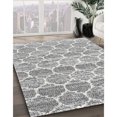thumbnail image 2 of Ahgly Company Indoor Rectangle Contemporary Gray Trellis Area Rugs, 2' x 4', 2 of 6
