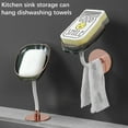 thumbnail image 3 of Nkmbld Soap Dish for Bathroom Water Draining Soap Case Drainer Soap Save Storage Box Rotatable Bar Soap Holder Dish, Green, 3 of 7