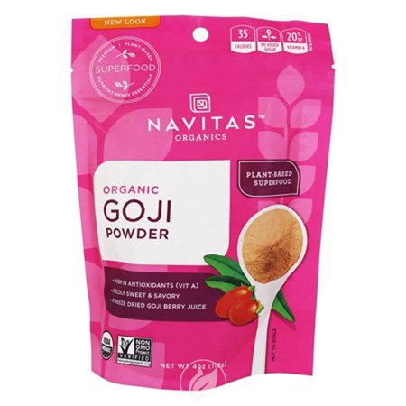 Navitas Naturals Goji Whole Fruit Powd 4 Oz