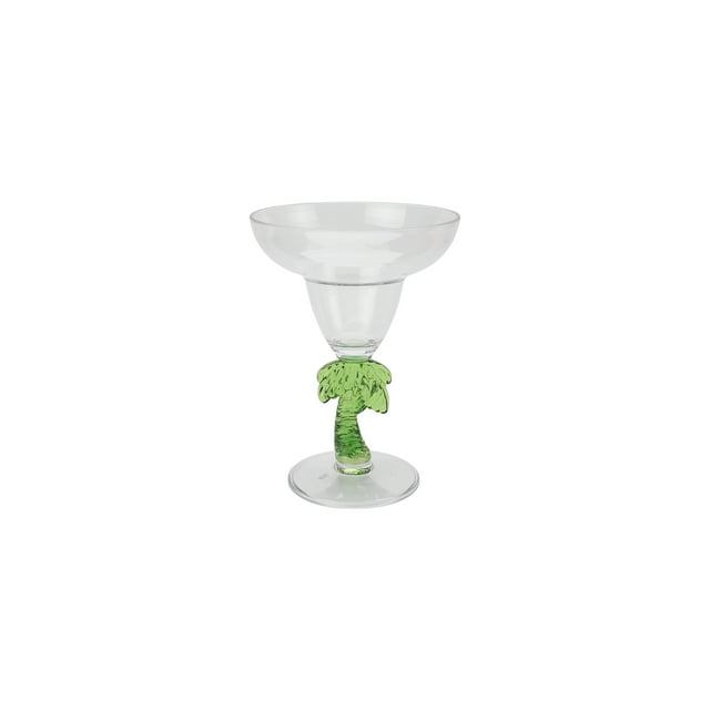 Hometrends Tinted Acrylic Margarita Palm Glass, 337 mL