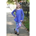 thumbnail image 4 of Millie Loves Lily Blue Iris & Blue Long Sleeve Tops & Leggings Set,Big Girls, Size 6, (4_PCS), 4 of 6