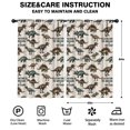 thumbnail image 2 of Blackout Kids Curtains,Beige Cartoon Dinosaurs Illustrations Pattern Childrens Insulated Curtains Set Of 2,Bedroom Essentials,Toddler Room Decor 52"x84", 2 of 5