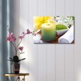thumbnail image 2 of Spa Still Life Aromatherapy with Candles Sea Salt and Flowers - Canvas Art Wall Decor - 16" x 24", 2 of 3
