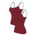 thumbnail image 1 of 2PC Camisole Women's Chest Pad With Four Seasons Plus Size Modal Outer Wearing Base Beauty Back Top, 1 of 5