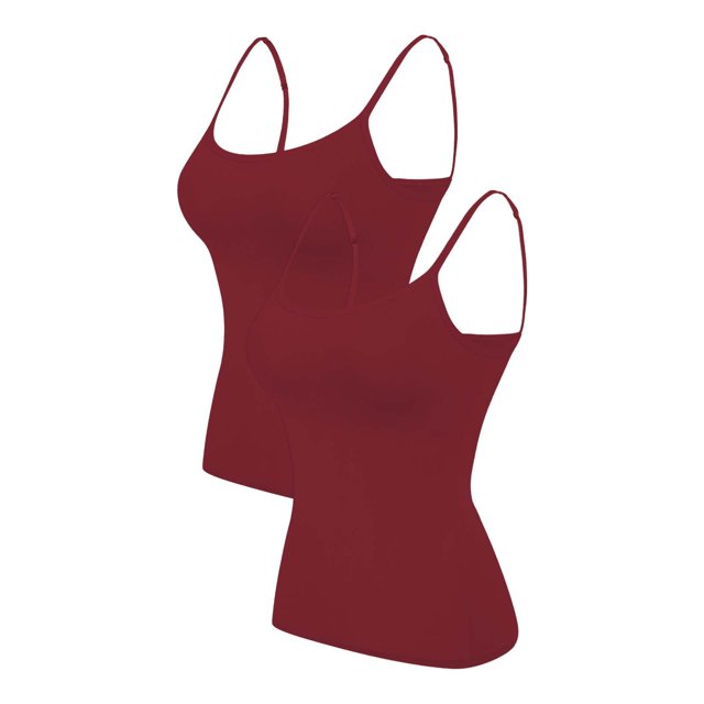 2PC Camisole Women's Chest Pad With Four Seasons Plus Size Modal Outer Wearing Base Beauty Back Top