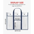 thumbnail image 3 of Bolsa de almacenamiento de pósters GAMENOTE grande de 80 x 64 cm con bolsillo adicional, 3 of 7