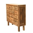 thumbnail image 5 of Creative Co-Op Vintage Reclaimed Solid Wood Apothecary Chest or Console Table with 15 Drawers, Natural, 5 of 10
