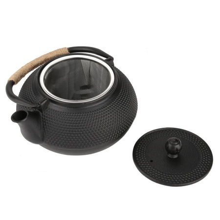 TOPINCN 800ml Japanese Style Cast Iron Kettle Teapot + Removable