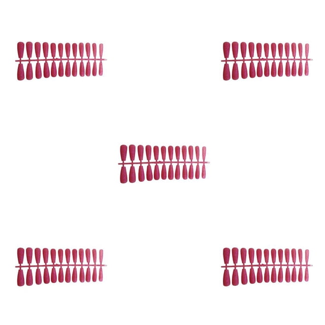 Soidarity 24 Uds. De polvo brillante para uñas postizas, puntas de uñas en forma de T, suministros de bricolaje, decoración de manicura para el salón Type2 NO2 Soidarity CBP449613