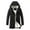 Black, variant on CALAFEBILA Men Coats & Jackets,Men Casual Solid Hooded Zipper Hooded Mid Length Long Sleeve Jacket Coats