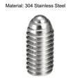 thumbnail image 3 of Uxcell M6 x 12mm 304 Stainless Steel Spring Hex Socket Ball Point Set Screw 20 Pack, 3 of 6