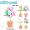 thumbnail image 3 of Easter Egg Table Tree, Easter Tree Tabletop Decor, 9 inch Colorful Easter Egg Tree Potted Plant Table Centerpiece Decorative for Home Office Easter Party, 3 of 9