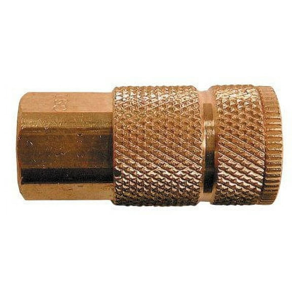 Coilhose Pneumatics Coilflow ARO Interchange Series Coupler, 1/4 in (NPT) F, Brass