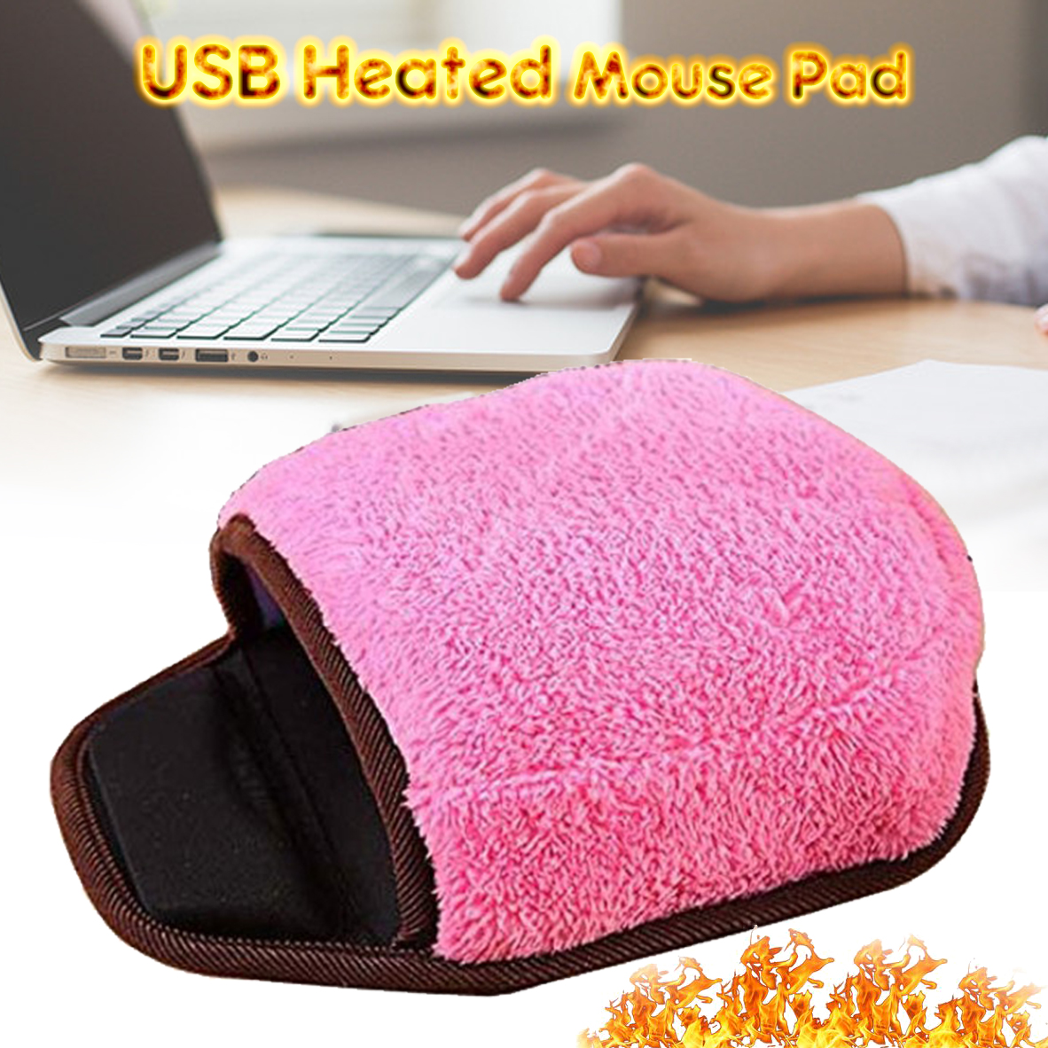 Desk Protector Heated Foot Warmer DAPU Heated Mouse Pad and Warmer Gaming Setup Warm Desk Pad Desk Mats on The Top of Desks Desk Heater