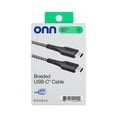 thumbnail image 3 of onn 6ft USB-C to USB-C Braided Charging Cable, Fast Charging, USB-IF Certified, Black - Compatible with iPhone 17/16/15 Series, Samsung Galaxy, Note, Pixel Devices iPad Pro, & More, 3 of 10