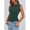 thumbnail image 4 of Remera PRETTYGARDEN 2025 Mujer Top de Tirantes Acanalado M Verde Oscuro, 4 of 8