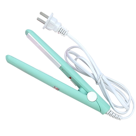 Zerone 4Colors 2 in 1 Mini Hair Straightener Ceramic Tourmaline Plate Beauty Flat Iron Heating Curler, Mini Flat Iron,Hair Straightener