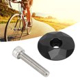 thumbnail image 4 of Bike Headset Top Cover, Bike Stem Top Cover Dustproof Pressure Resistant With Screw For Cycling Black, 4 of 8