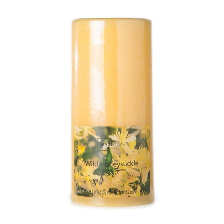 Mainstays Honeysuckle Pillar (Best Scented Pillar Candles)