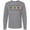 AC-Heather Grey, variant on Inktastic Mardi Gras Mirror Words Long Sleeve T-Shirt