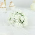 thumbnail image 5 of BalsaCircle 48 Ivory Faux Roses 4" Artificial Foam Flowers Stems Wedding Centerpieces, 5 of 8