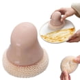 thumbnail image 1 of Kitchen Sponge Cleaning Scrub Brush Pot & Dish Scrubber With Soft Hand Strap Handle Non Stick Cookware Cleaning Brush Silicone Scrubber For RV And Daily Kitchen Use, 1 of 9