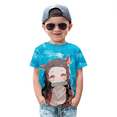 thumbnail image 6 of Demon Slayer Boys' T-Shirt Popular Cartoon Demon Slayer Tee Birthday Christmas Gift, 6 of 7