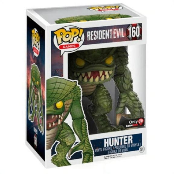 Funko Pop! Games #160 Hunter 6” Resident Evil GameStop Exclusive!