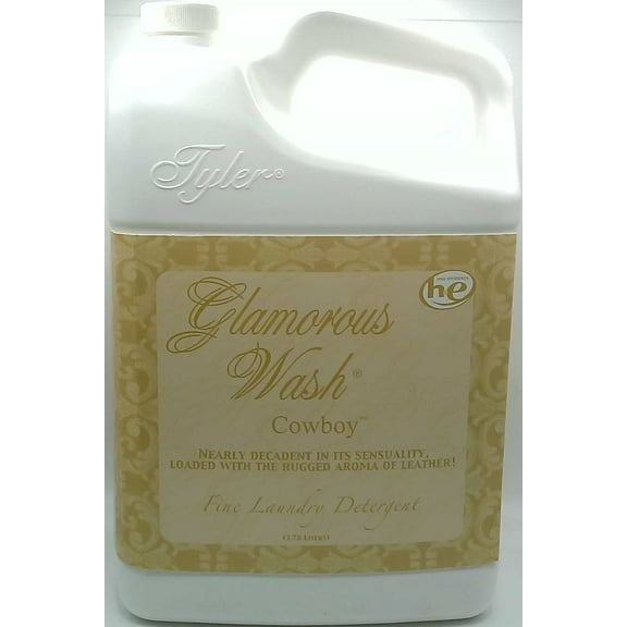 Tyler Candle Cowboy Glamorous Wash Liquid Laundry Detergent, 48 Loads, 128 fl oz