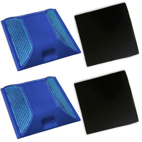 Reflectores viales Merhoff & Larkin 10 x 10 cm, paquete de 2
