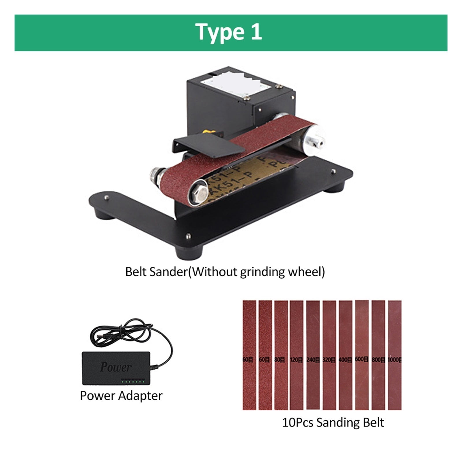 250W Mini Belt Sander Electric Bench Grinder Sanding Machine 7 Speed Adjustable Control Small Grinder Sharpener Polisher Machine
--------
,Low Vibration