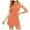 Orange, variant on OSOLU Solid Color Tennis Dress Women Athletic Dress Built In Easy Shorts & Bra High Neck Workout Dresses Stylish Sundress Dresses For Women 2025 Elegant Classy