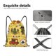 thumbnail image 4 of Fotbe Forest Guard Bolsa Mochila con Cordón Estampada, Bolsa de Gimnasio Deportiva, Bolsa Cinch, Bolsa con Cordón para Hombres y Mujeres-Small, 4 of 6
